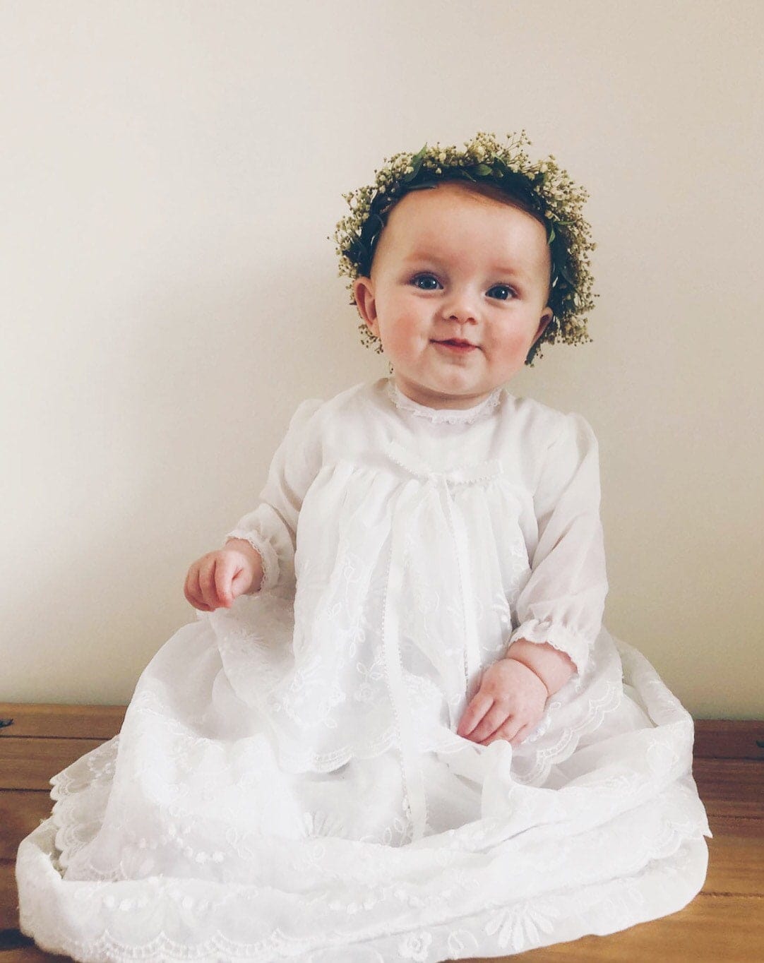 hiddenbotanicsweddings Hair Crowns Boho Flower Wreath, Baby's Breath Flower Crown, Woodland Flower Crown, Rustic Forest Herbs, Boxwood Wedding Crown, Bride Crown, Green Crown