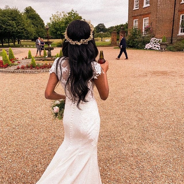hiddenbotanicsweddings Hair Crowns Cream Baby's Breath flower crown, Baby's Breath Real Dried Flower Crown, Wedding Crown, Rustic Wreath,dried Gypsophila boho crown