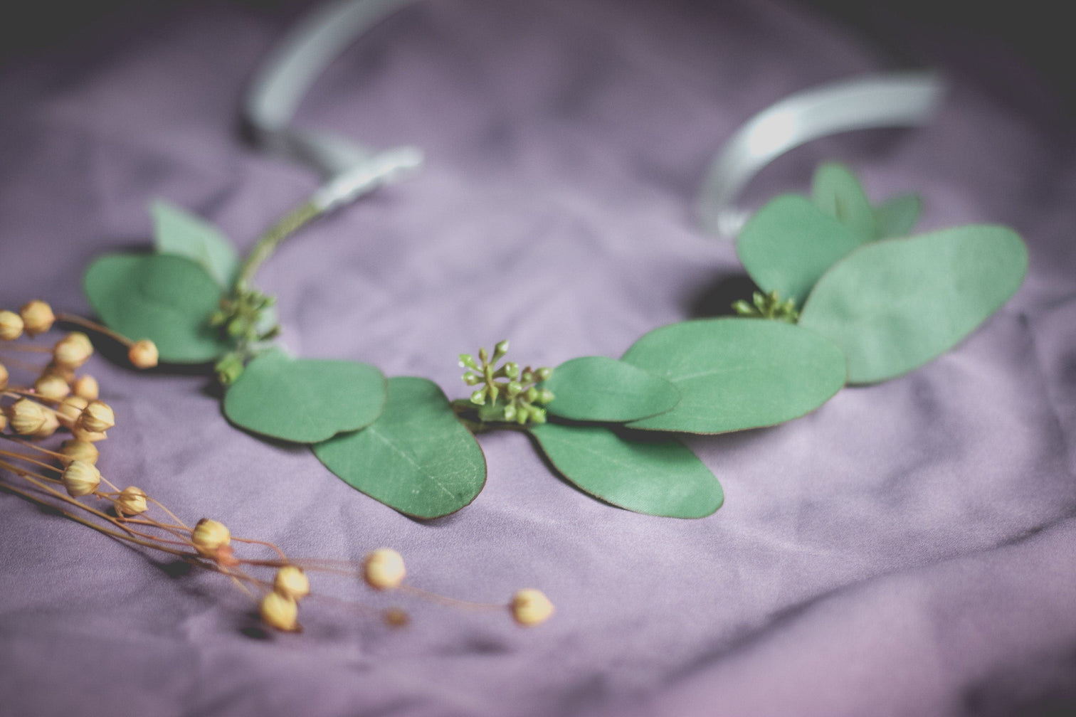hiddenbotanicsweddings Pet Crowns Eucalyptus dog Collar, Eucalyptus Dog Crown, Eucalyptus Pet crown, Eucalyptus Cat crown, Eucalyptus Cat Collar,Pet Birthday,Wedding Pet